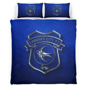 Alternative view of Cardiff City Football Club 04 Duvet Cover Set