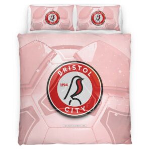Alternative view of Bristol City Football Club EFL Championship BCFC 06 Duvet Cover Set
