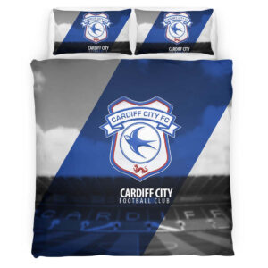 Alternative view of Cardiff City Football Club 01 Duvet Cover Set