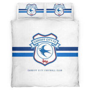 Alternative view of Cardiff City Football Club 06 Duvet Cover Set