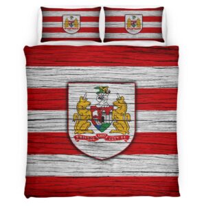 Alternative view of Bristol City Football Club EFL Championship BCFC 10 Duvet Cover Set