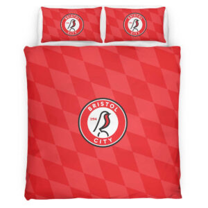 Alternative view of Bristol City Football Club EFL Championship BCFC 02 Duvet Cover Set