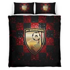Alternative view of AFC Bournemouth Football Club AFCB 08 Duvet Cover Set