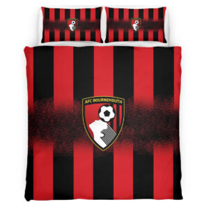 Alternative view of AFC Bournemouth Football Club AFCB 02 Duvet Cover Set