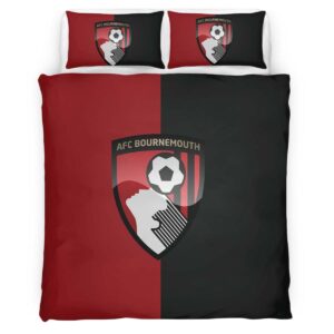 Alternative view of AFC Bournemouth Football Club AFCB 04 Duvet Cover Set