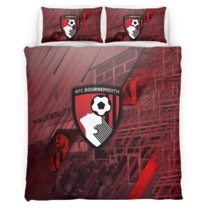 Alternative view of AFC Bournemouth Football Club AFCB 01 Duvet Cover Set
