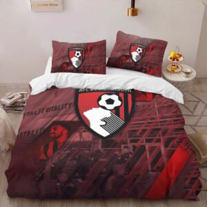 AFC Bournemouth Football Club AFCB 01 Duvet Cover Set