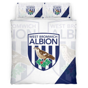Alternative view of West Bromwich Albion Football Club WBA 04 Duvet Cover Set