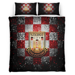 Alternative view of Stoke City Football Club SCFC 08 Duvet Cover Set