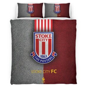 Alternative view of Stoke City Football Club SCFC 18 Duvet Cover Set