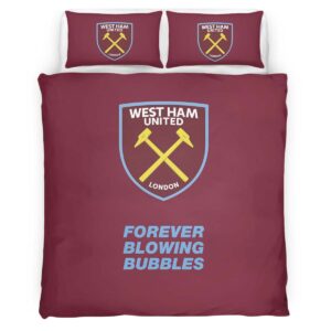 Alternative view of West Ham United Football Club WHUFC 14 Duvet Cover Set