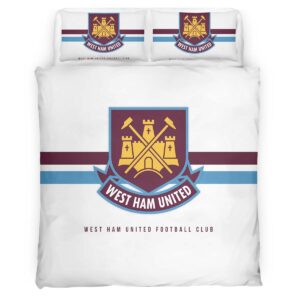 Alternative view of West Ham United Football Club WHUFC 09 Duvet Cover Set