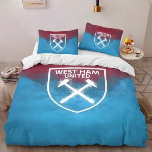 West Ham United Football Club WHUFC 04 Duvet Cover Set