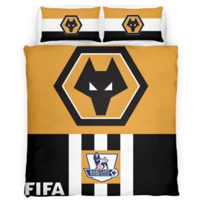 Alternative view of Wolverhampton Wanderers Football Club WWFC 01 Duvet Cover Set