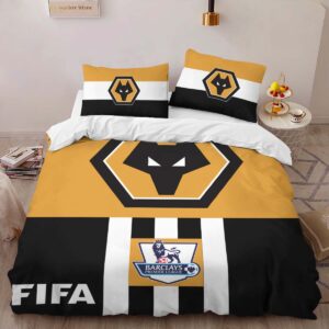 Wolverhampton Wanderers Football Club WWFC 01 Duvet Cover Set