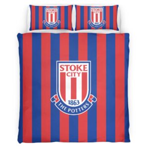 Alternative view of Stoke City Football Club SCFC 21 Duvet Cover Set
