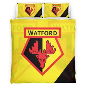 Alternative view of Watford Football Club WFC 17 Duvet Cover Set