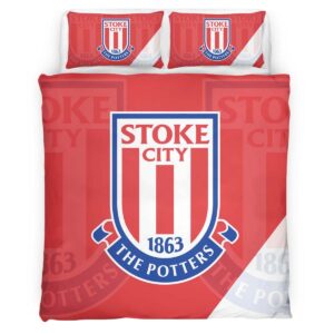Alternative view of Stoke City Football Club SCFC 07 Duvet Cover Set