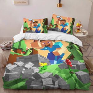 Alternative view of herobrine minecraft character 1013 Duvet Cover