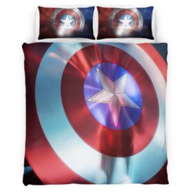 marvel legends captain america shield Duvet Cover