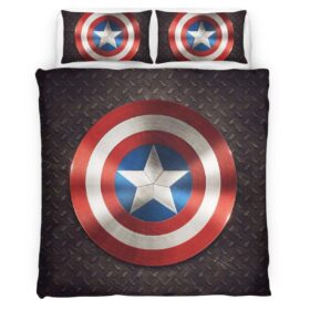 marvel legends captain america shield 3 Duvet Cover