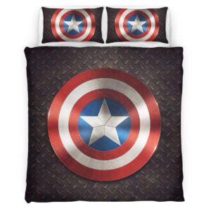 marvel legends captain america shield 3 Duvet Cover