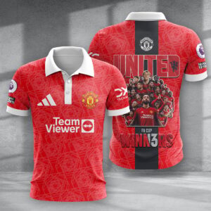 Manchester United - 2024 FA Cup Winners Polo Shirt