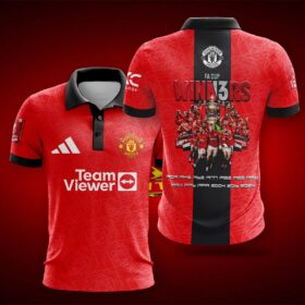 Manchester United FA Cup Winner 2024 Polo Shirt