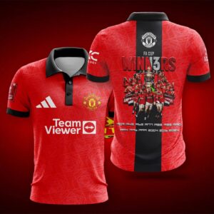 Manchester United FA Cup Winner 2024 Polo Shirt