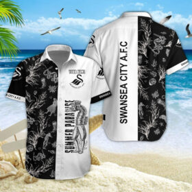 Swansea City Hawaiian Shirt