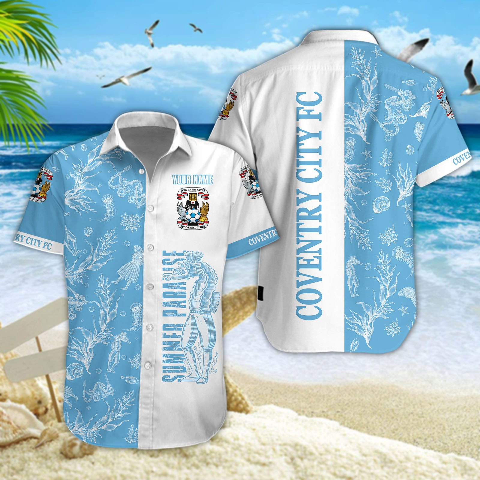 Coventry City Hawaiian Shirt