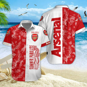 Arsenal Hawaiian Shirt