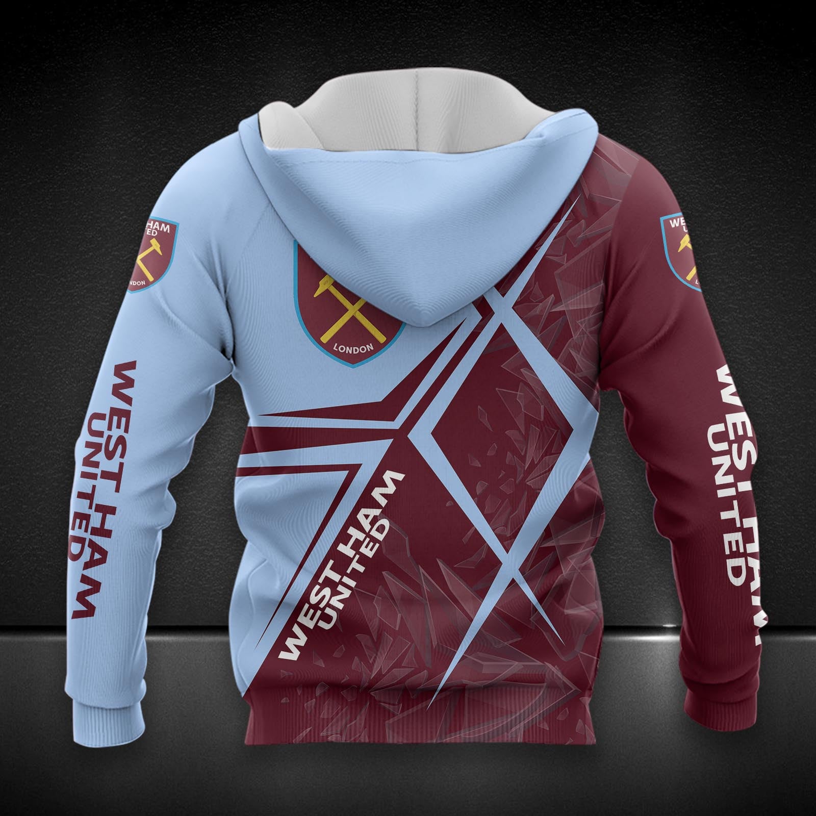 West Ham United Pullover Hoodie - Image 2