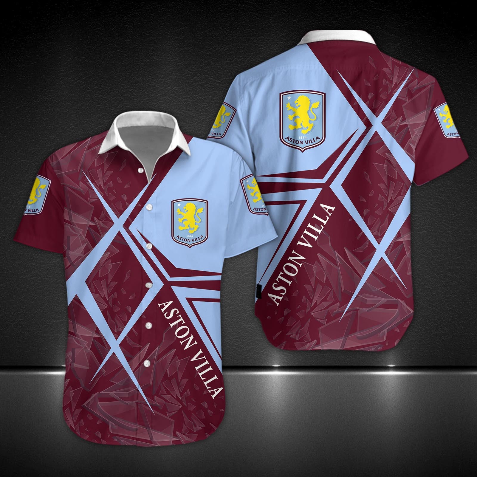 Aston Villa Hawaiian Shirt