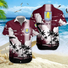 Aston Villa Hawaiian Shirt