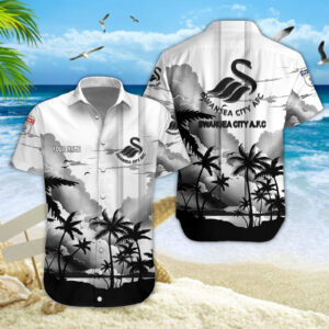 Swansea City Hawaiian Shirt