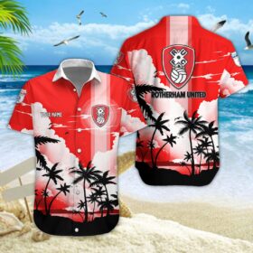 Rotherham United Hawaiian Shirt
