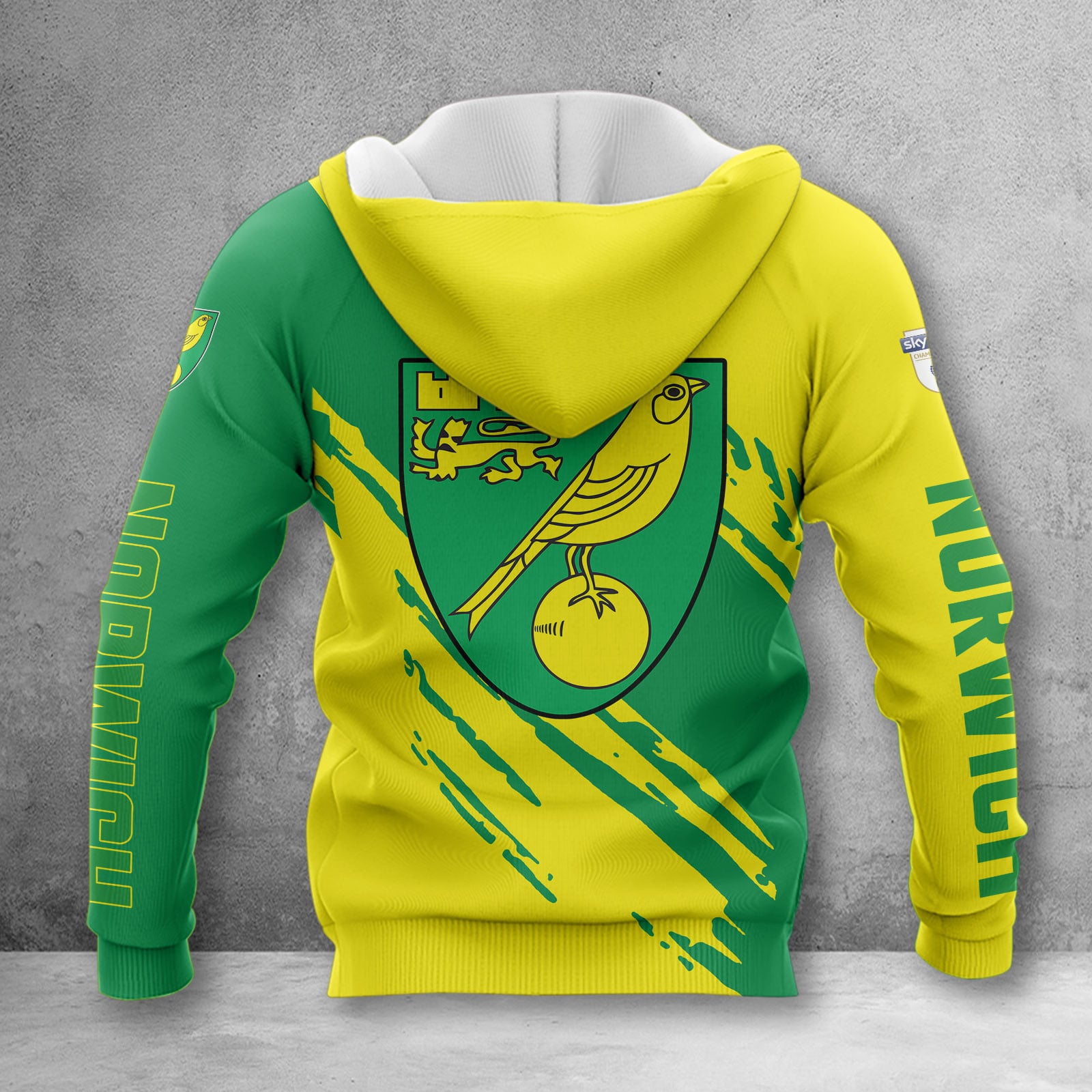 Norwich City Pullover Hoodie - Image 2
