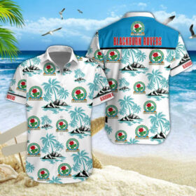 Blackburn Rovers Hawaiian Shirt