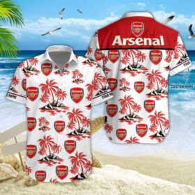 Arsenal Hawaiian Shirt