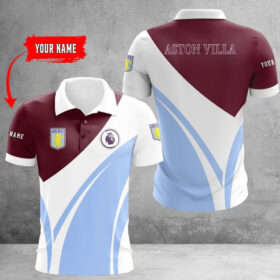 Aston Villa Polo Shirt and Cap Combo Polo Shirt