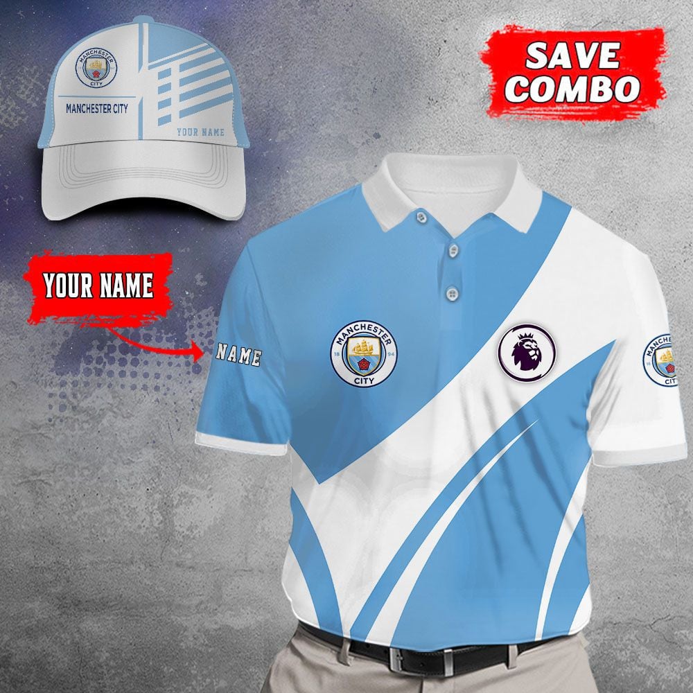 Manchester City Polo Shirt (+ Cap) - Image 2