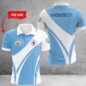 Manchester City Polo Shirt and Cap Combo Polo Shirt