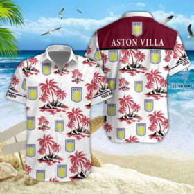 Aston Villa Hawaiian Shirt