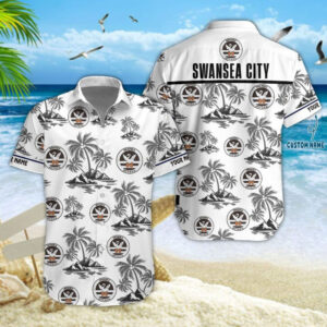 Swansea City Hawaiian Shirt