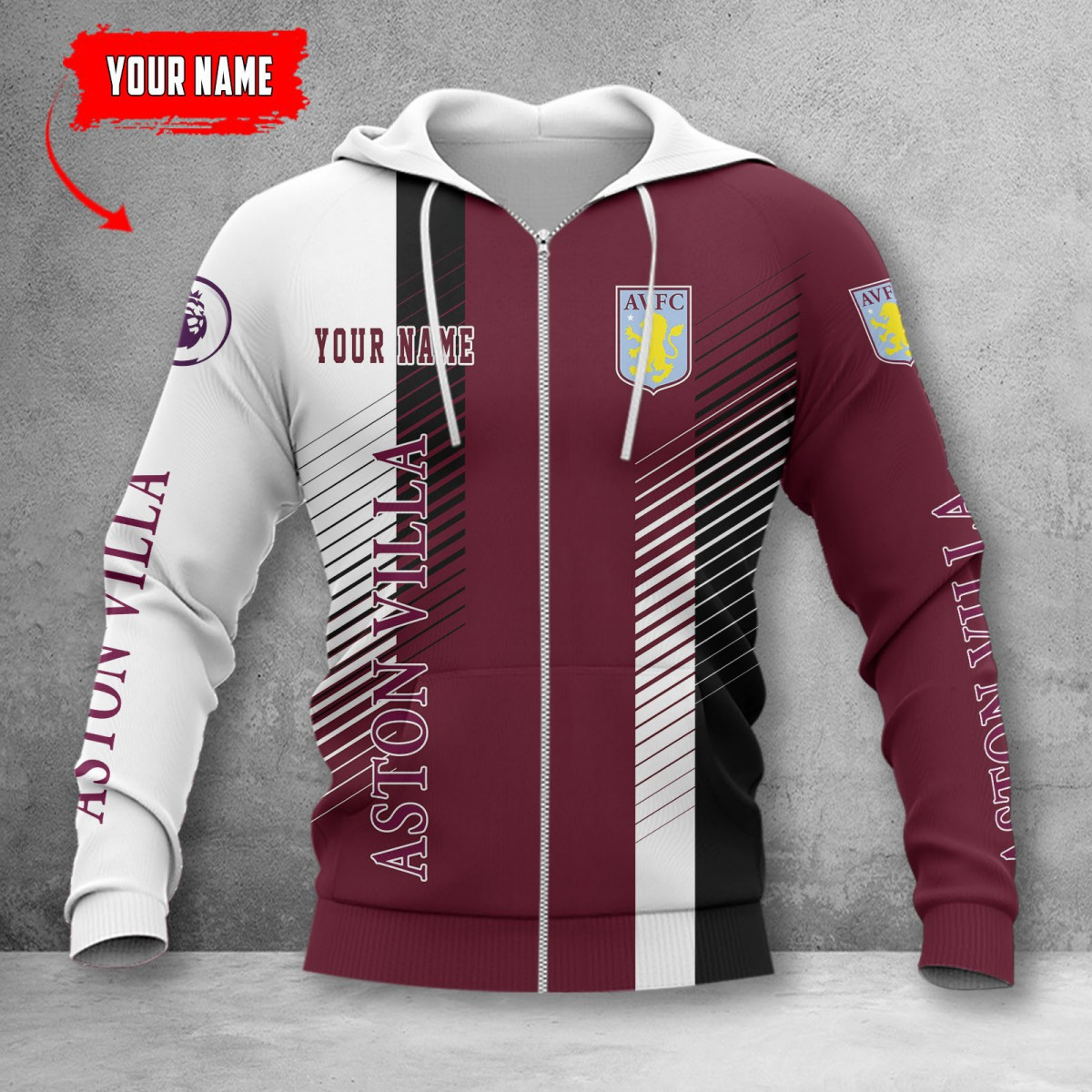 Aston Villa Full-Zip Hoodie