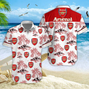 Arsenal Hawaiian Shirt