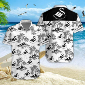 Swansea City Hawaiian Shirt