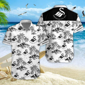 Swansea City Hawaiian Shirt