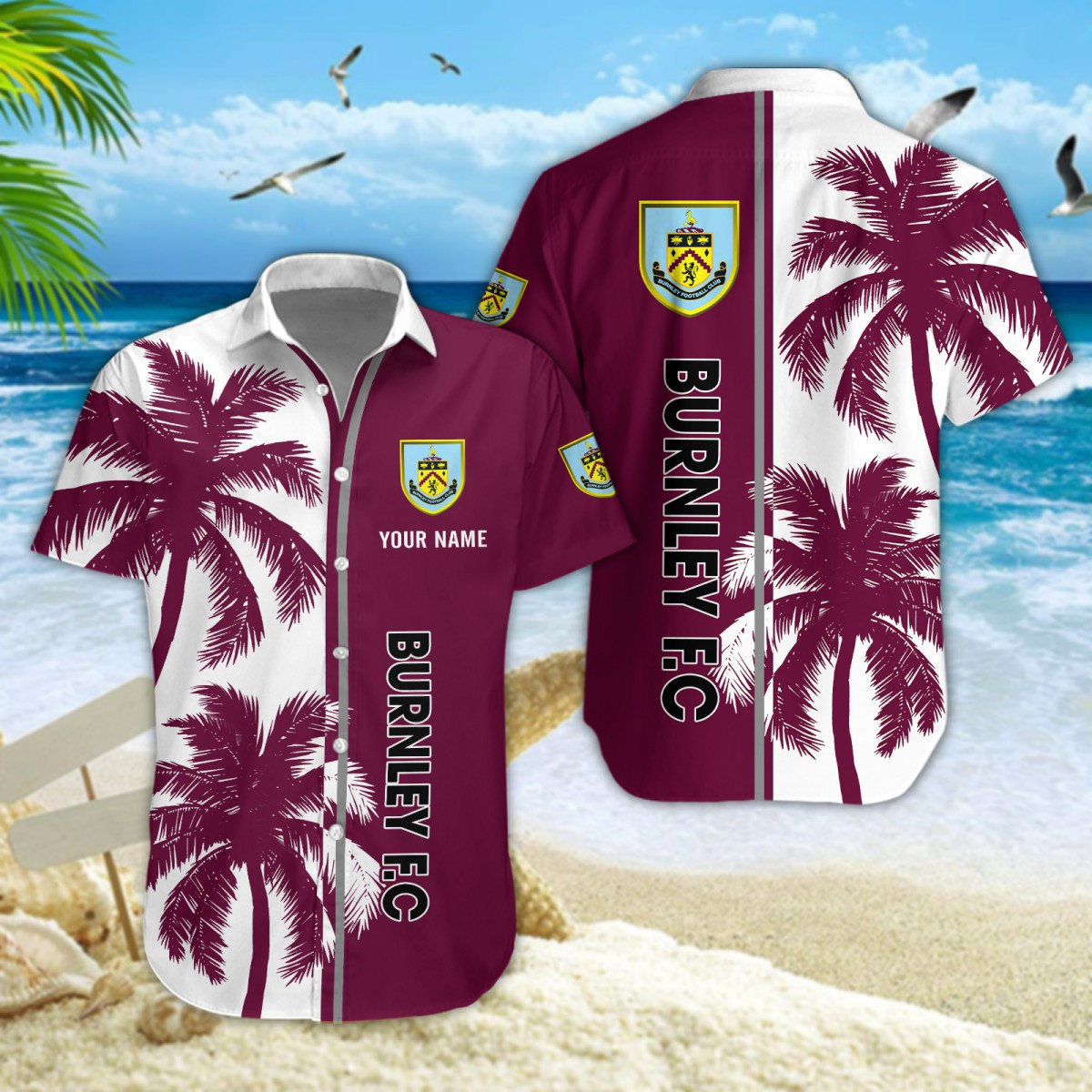 Burnley Hawaiian Shirt